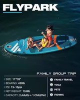 FLYPARK Premium Nouvelle Planche de SUP Gonflable Tendance pour la Pêche, Planche à Pagaie Gonflable Drop Stitch