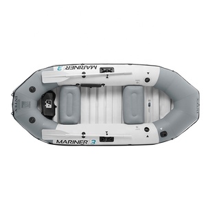 Ensemble de bateau <span class=keywords><strong>gonflable</strong></span> <span class=keywords><strong>Intex</strong></span> 68373 MARINER 3 <span class=keywords><strong>Kayak</strong></span> <span class=keywords><strong>Gonflable</strong></span> Bateau à rames de pêche Ponton Canoë - Product Image 2