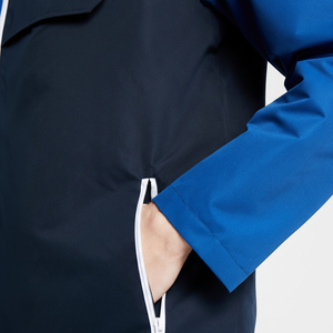 2026 New Design Reflective Pullover Windbreaker Men Custom Wholesale Two Tone Waterproof Plus Size Hood Collar Short Sleeves <b>Fur</b> - Product Image 1