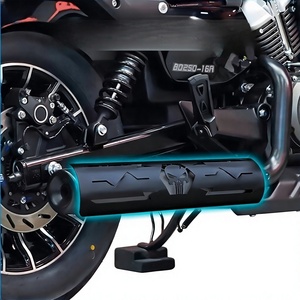 Fro Benda - Cubierta de Aislamiento Térmico y Anti-Quemaduras para Tubo de Escape de Motocicleta, Color Negro - Product Image 1