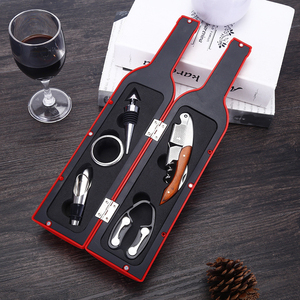 Kit d'ouvreur de bouteille de vin vin, dissolvant de liège, ensemble cadeau avec bouchon - Product Image 2