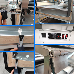 Thương mại thiết bị điện lạnh siêu thị thịt hiển thị Cooler Glass dịch vụ truy cập Cooler thịt tủ lạnh - Product Image 5