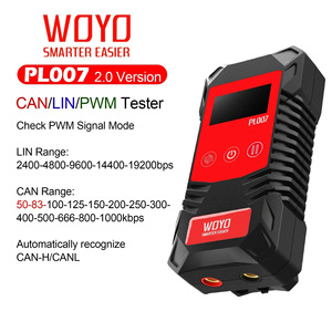 Outil de diagnostic automobile WOYO PL007, lecteur de code OBD2, écran LCD, Bluetooth, alimenté par batterie 12V, rouge - Product Image 6