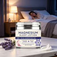 Crème de Nuit Apaisante au Magnésium Naturel Marque Blanche – Lotion Corporelle Relaxante et Richement Enrichie en Minéraux pour un Sommeil Réparateur