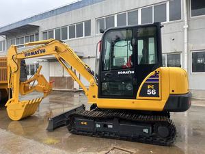 Miniexcavadora hidráulica Komatsu PC56 usada casi nueva 5,6 toneladas buen rendimiento alta calidad a la venta Shanghai - Product Image 4