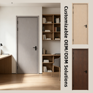 <span class=keywords><strong>Porte</strong></span> intérieure moderne en WPC imperméable pour usage commercial et résidentiel, finition grain <span class=keywords><strong>de</strong></span> bois, garantie <span class=keywords><strong>de</strong></span> 3 ans - Product Image 2