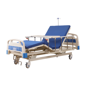 <span class=keywords><strong>Lit</strong></span> <span class=keywords><strong>d</strong></span>'<span class=keywords><strong>hôpital</strong></span> électrique à trois fonctions pour patients âgés en soins intensifs, équipement médical, fabrication à prix abordable avec barrière <span class=keywords><strong>de</strong></span> sécurité en ABS - Product Image 6