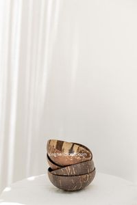 Tazón de Cáscara de Coco Orgánico Hecho a Mano, Ecológico y Natural, Tazón para Smoothies y Ensaladas, Reutilizable, Vajilla Sostenible para la Cocina - Product Image 5