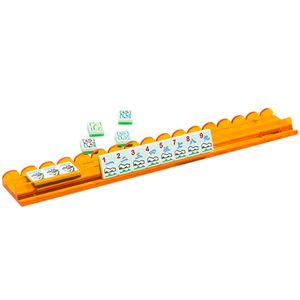 Jeu de Mahjong américain avec tuiles gravées et supports magnétiques en plastique et silicone non toxiques pour le divertissement - Product Image 6