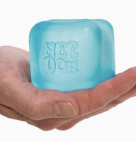 Cube anti-stress en silicone style Schylling, jouet à presser pour soulager le stress sensoriel unisexe