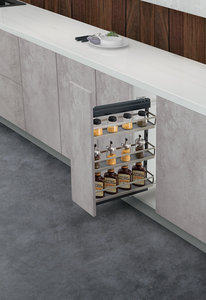 Modern Design Kitchen Cabinet Factory Direct Wholesale Soft Closing MDF Base With Side Pull Out <b>Basket</b> Pull Out <b>Basket</b> Kitchen S - Product Image 1