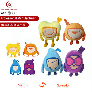 Chaveiro de Anime Personalizado em Pelúcia, Figura de Boneco de Algodão PP Super Macio, 10cm 15cm, Design Personalizável, Crie Seu Próprio Chaveiro de Desenho Animado - Product Image 3