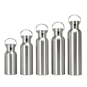 Bouteille d'eau isolée XK-051, 500 ml, bouteille de sport en acier inoxydable à double paroi avec bouchon à vis pour le cyclisme en plein air - Product Image 2