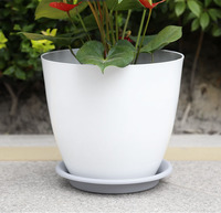 Pots de fleurs modernes en plastique, 1 pièce, planteuses murales de jardin en plastique