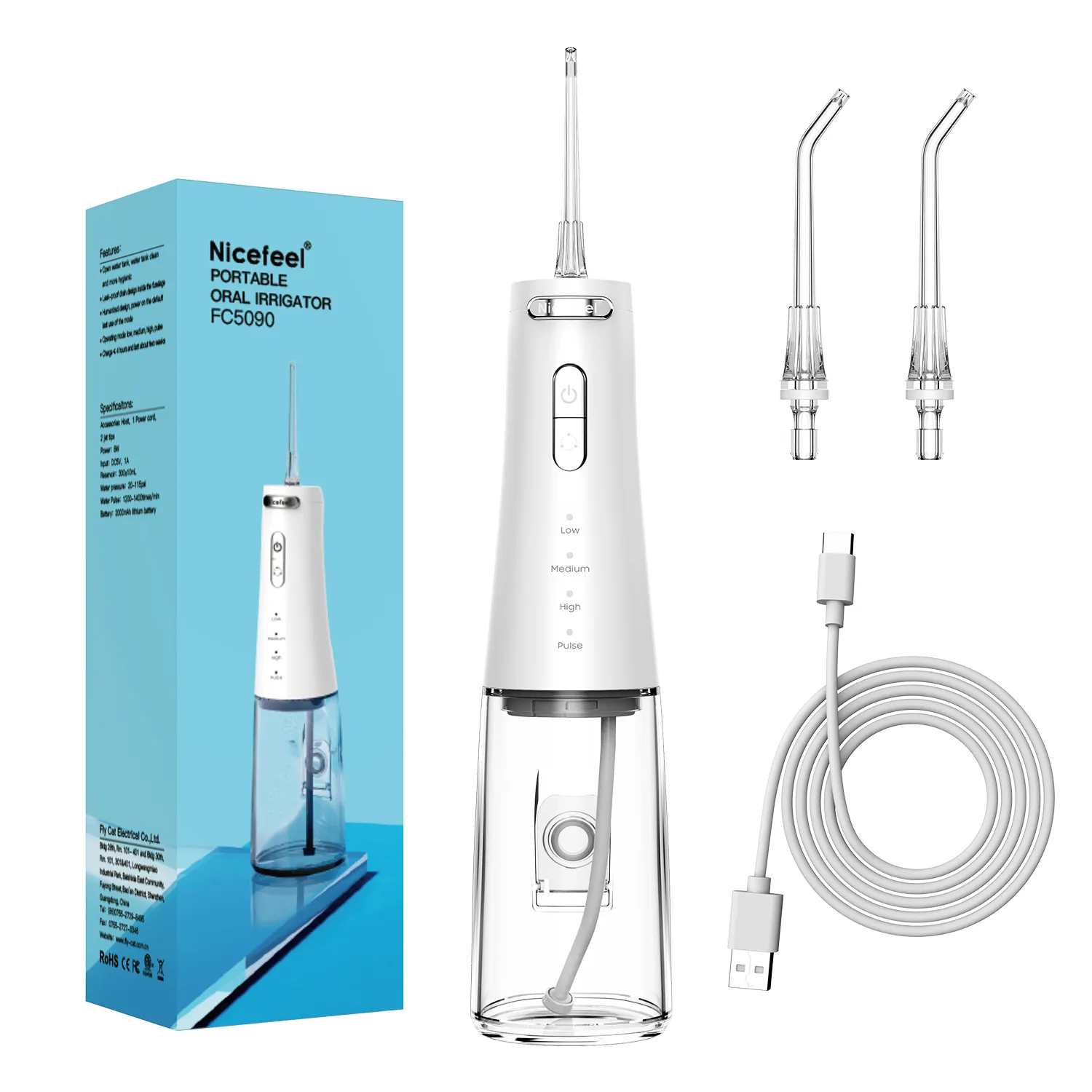 Hydropulseur dentaire dentaire brosse à dents électrique irrigateur dentaire portable soins bucco-dentaires Irrig dentaire oral IPX7