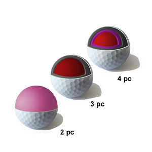 <span class=keywords><strong>Balle</strong></span> de <span class=keywords><strong>golf</strong></span> blanche personnalisée pour tournoi, avec revêtement en uréthane/surlyn, construction en trois parties, conforme USGA - Product Image 1
