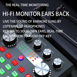 Interfaz USB V8s <span class=keywords><strong>Tarjeta</strong></span> <span class=keywords><strong>de</strong></span> <span class=keywords><strong>sonido</strong></span> <span class=keywords><strong>de</strong></span> audio <span class=keywords><strong>externa</strong></span> <span class=keywords><strong>de</strong></span> escritorio Grabación en vivo Función <span class=keywords><strong>de</strong></span> cancelación <span class=keywords><strong>de</strong></span> ruido para grabación <span class=keywords><strong>de</strong></span> estudio - Product Image 4