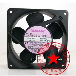 NMB-MAT 4715MS-22T-B50 AC220V 50Hz พัดลม 1 เฟสสำหรับงานระบายความร้อน - Product Image 1