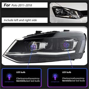 ชุดไฟหน้า POLO ปี 2011-2018 12V ไฟ LED เต็มระบบ พร้อมไฟวิ่งกลางวันแบบ LED และไฟเลี้ยวแบบ Sequential - Product Image 2