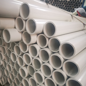 Tuyau d'alimentation en eau en <span class=keywords><strong>PVC</strong></span> blanc industriel, tuyau plat en UPVC résistant aux produits chimiques, tubes en plastique certifiés ISO résistants aux acides et aux alcalis - Product Image 4