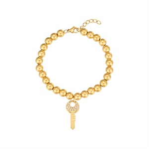 Dainty Cute Jewelry Beaded Chain <b>Bracelet</b> Zircon <b>Shell</b> Charm Moon Bear <b>Bracelet</b> - Product Image 5