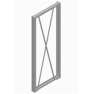 Panneau latéral Fami System Ar Series 900x1510mm bleu RAL5012 pour supports - Product Image 1