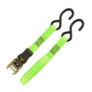 Sangles d'arrimage à cliquet en polyester de 1 pouce avec crochets en <span class=keywords><strong>S</strong></span>, logo personnalisé, prix d'usine - Product Image 4
