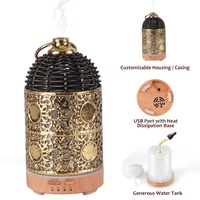 Diffuseur d'arômes OEM, diffuseur d'huiles essentielles, humidificateur silencieux, humidificateur de bureau avec minuterie et télécommande pour la maison, cadeau créatif