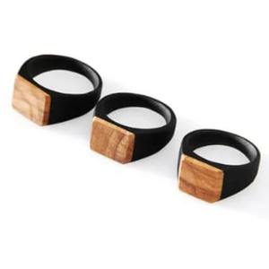 Anillo de Dedo de Resina de Madera de Alta Calidad, Anillo de Dedo de Diseño Elegante para Uso Casual y de Fiesta, Disponible al Mejor Precio del Mercado - Product Image 4