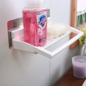 Cuarto de baño de plástico toalla titular de jabón montado en la pared jabón plato Rack Multi-funcional de almacenamiento, estan - Product Image 2