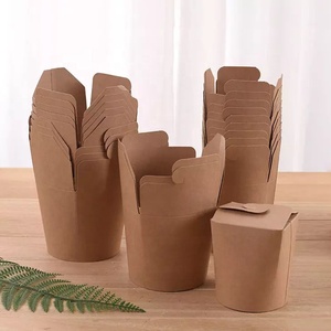 16oz 26oz 32oz mì container giấy kraft hộp thực phẩm - Product Image 5