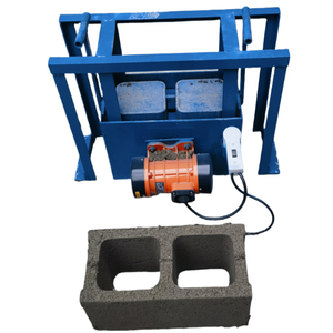 Manual Small Mobile <b>Cement</b> Hollow Brick-<b>Making</b> <b>Machine</b> Household Non-Fired with Efficient Motor Core Component Included - Product Image 1