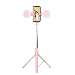 Yunteng BT12 Palo de Selfie Bluetooth Telescópico con Luz de Relleno, Control Remoto, Acero Inoxidable, para Transmisiones en Vivo de TikTok - Product Image 2