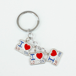 UK London <span class=keywords><strong>Telephone</strong></span> Box Boîte aux lettres de bus à deux étages Petite étiquette Porte-clés/Porte-clés Exportation UK Souvenirs - Product Image 2