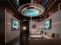 Sistema de Pantalla LED para KTV, Diseño Curvo Personalizado, Tamaño Ajustable, Control Interactivo, Color Completo HDR10, Garantía de 3 Años