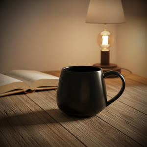 Mug en céramique noire vierge pour café, thé, chocolat, expresso, écologique, 250 ml, style américain, pour fêtes - Product Image 1