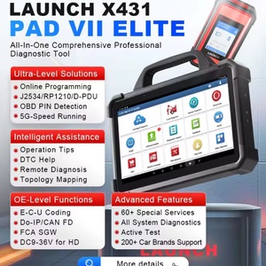 Launch X431 Pad VII Elite 7 X-431 Herramientas de Reparación y Programación de ECU, Escáner de Diagnóstico de Vehículos OBD2 J2534, Compatible con Do-IP/CANFD - Product Image 4