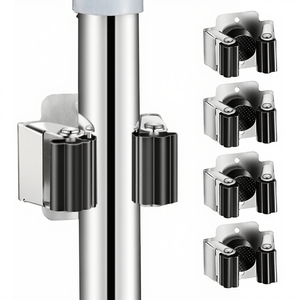 Gantungan dinding pintu perekat kuat, Gantungan dinding transparan, dapur, kamar mandi, pengisap beban berat, kait Dinding - Product Image 5