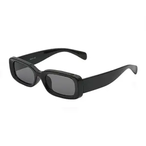 Sunglasses VIFF HP21039 Black Small Rectangle Plastic Injection Sunglasses Unisex