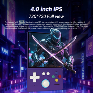 MINI40 เรโทรคอนโซลเกมพกพา 64G 18000+ เกม หน้าจอ IPS HD ขนาด 4.0 นิ้วอุปกรณ์เล่นเกมวิดีโอโอเพ่นซอร์ส ลินุกซ์ ซิสเต็ม คอนโซล - Product Image 4