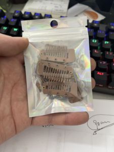 Zwart Bruin Goud Kleur 3.6Cm 10 Tanden Sjaal Rvs Snap Dupatta Instelling Chunni Grip Clips Met Veiligheidsspeld - Product Image 6