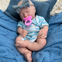 12 "haute qualité Silicone Reborn bébé poupées corps lesté 3D peint détails vrai bébé comme une expérience nourrissante