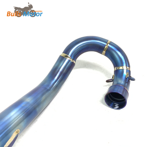 Tube d'échappement bleu en alliage de titane pour moto <span class=keywords><strong>KTM</strong></span> <span class=keywords><strong>350</strong></span> EXC-F <span class=keywords><strong>KTM</strong></span> <span class=keywords><strong>350</strong></span> XCF-W collecteur d'échappement avant <span class=keywords><strong>2017</strong></span> ~ 2019 - Product Image 4