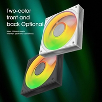 Nuevo Enfriador de CPU con Rodamiento Fluido Lineng LN-PJ 120, Ventilador de 120 mm con Efecto de Luz LED ARGB para PC de Escritorio y Juegos