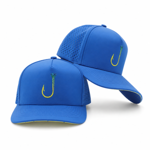 Gorra de Golf de 5 Paneles con Bordado de Silicona Impresa, Personalizada OEM, MOQ Bajo, Alta Calidad, Cierre a Presión, Visera Plana, Transpirable y Duradera para Hombre - Product Image 1
