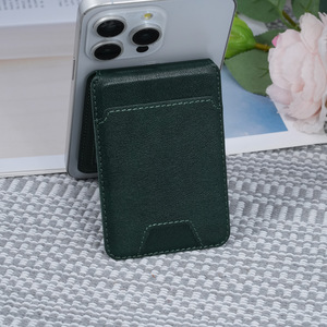 Support de portefeuille en cuir Porte-cartes de visite magnétique anti-démagnétisation avec support réglable Convient pour iPhone 17/16/15/14 - Product Image 5