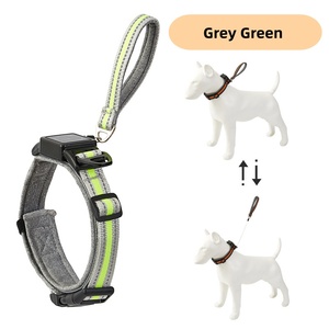 Kinghon Uit Één Stuk Reflecterende Hondenhalsband Met Soepel Intrekbare Riem Voor Avonturen Voor Huisdieren In De Buitenlucht - Product Image 6