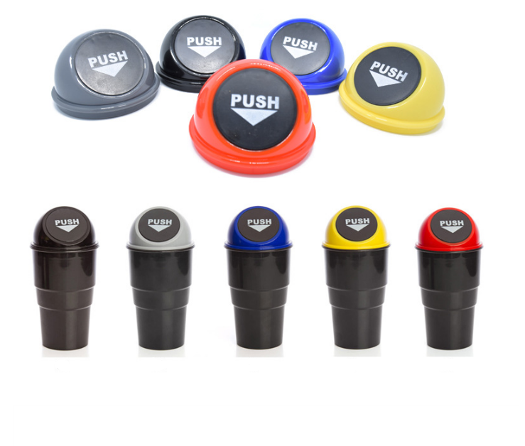 Mini Oficina de mini coche de basura de plástico bin basura