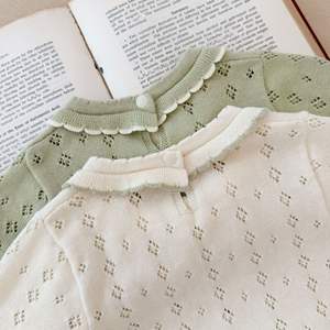 2025 in vendita maglioni per ragazze abiti per bambini con scollo a forma di tinta unita gonne a maglia sottili a maniche lunghe da <span class=keywords><strong>bambina</strong></span> - Product Image 2