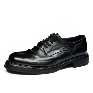 Chaussures Oxford de bureau décontractées pour hommes en cuir véritable de haute qualité, élégantes et respirantes, sur mesure - Product Image 5